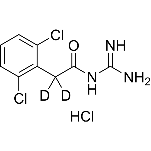 Guanfacine-d2 hydrochloride (guanfacine d2 hydrochloride) 1398065-88-7